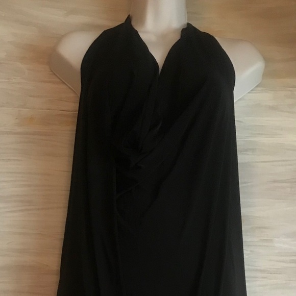Cowl Neck Halter Backless Dress - Picture 6 of 16